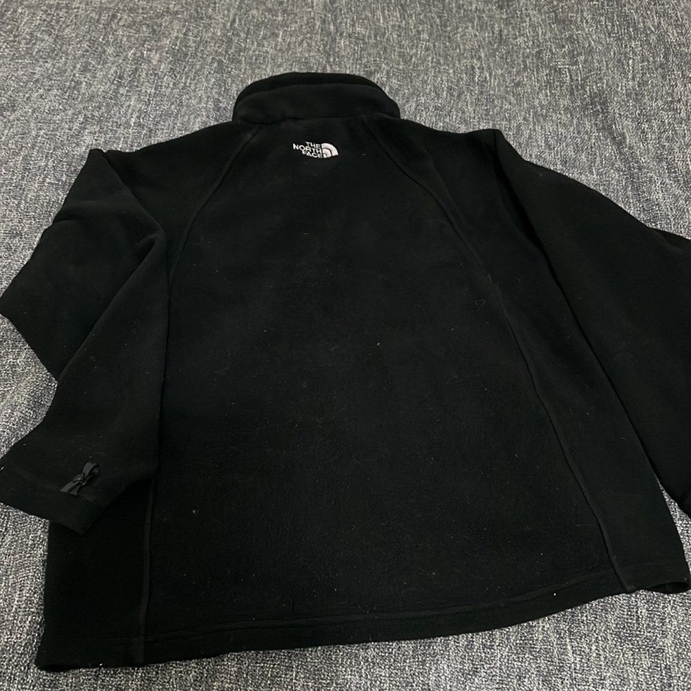 North face black small full zip fleece jacket - Picture 3 of 5